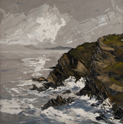 MARTIN LLEWELLYN - cliffs in porthgain